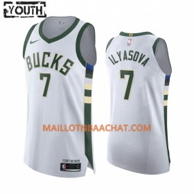 Maillot NBA Milwaukee Bucks Ersan Ilyasova 7 Nike 2019-20 Association Edition Swingman - Enfant